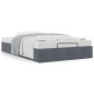 vidaXL Struttura Letto Pouf Senza Materasso 120x200 cm Velluto vidaXL Struttura Letto Pouf Senza Materasso 120x200 cm Velluto