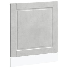 vidaXL Pannello Lavastoviglie Porto Grigio Cemento 60x1,5x67 cm