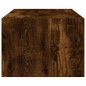 vidaXL Mobile Porta TV con Luci LED Rovere Fumo 100X35,5x25 cm vidaXL Mobile Porta TV con Luci LED Rovere Fumo 100X35,5x25 cm