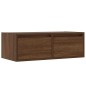 vidaXL Mobile Porta TV con Luci LED Rovere Marrone 75x35,5x25 cm vidaXL Mobile Porta TV con Luci LED Rovere Marrone 75x35,5x25 cm