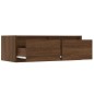 vidaXL Mobile Porta TV con Luci LED Rovere Marrone 75x35,5x25 cm vidaXL Mobile Porta TV con Luci LED Rovere Marrone 75x35,5x25 cm