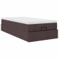 vidaXL Struttura Letto Pouf con Materasso 90x200 cm in Tessuto vidaXL Struttura Letto Pouf con Materasso 90x200 cm in Tessuto