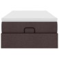 vidaXL Struttura Letto Pouf con Materasso 90x200 cm in Tessuto vidaXL Struttura Letto Pouf con Materasso 90x200 cm in Tessuto