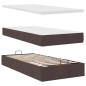 vidaXL Struttura Letto Pouf con Materasso 90x200 cm in Tessuto vidaXL Struttura Letto Pouf con Materasso 90x200 cm in Tessuto