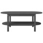 Tavolino da Salotto Grigio 110x55x45 cm Legno Massello di Pino Tavolino da Salotto Grigio 110x55x45 cm Legno Massello di Pino