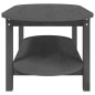Tavolino da Salotto Grigio 110x55x45 cm Legno Massello di Pino Tavolino da Salotto Grigio 110x55x45 cm Legno Massello di Pino