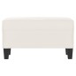 Panca beige 70x35x41 cm in Microfibra Panca beige 70x35x41 cm in Microfibra