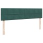 vidaXL Struttura Letto Pouf con Materassi 180x200 cm Velluto