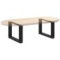 vidaXL Gambe Tavolino da Caffè a U 2 pz Nero 50x(30-31) cm in Acciaio vidaXL Gambe Tavolino da Caffè a U 2 pz Nero 50x(30-31) cm in Acciaio