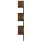 Mensola Angolare Rovere Marrone 20x20x127,5cm Legno Multistrato Mensola Angolare Rovere Marrone 20x20x127,5cm Legno Multistrato