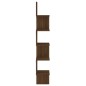 Mensola Angolare Rovere Marrone 20x20x127,5cm Legno Multistrato Mensola Angolare Rovere Marrone 20x20x127,5cm Legno Multistrato
