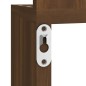 Mensola Angolare Rovere Marrone 20x20x127,5cm Legno Multistrato Mensola Angolare Rovere Marrone 20x20x127,5cm Legno Multistrato