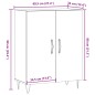 vidaXL Credenza Legno Antico 69,5x34x90 cm in Legno Multistrato vidaXL Credenza Legno Antico 69,5x34x90 cm in Legno Multistrato