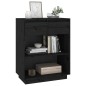 Mobile Consolle Nero 60x34x75 cm in Legno Massello di Pino Mobile Consolle Nero 60x34x75 cm in Legno Massello di Pino