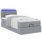 vidaXL Struttura Letto Pouf con Materasso 80x200 cm in Tessuto