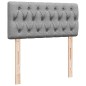 vidaXL Struttura Letto Pouf con Materasso 80x200 cm in Tessuto
