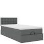 vidaXL Struttura Letto Pouf con Materasso 90x190 cm in Tessuto vidaXL Struttura Letto Pouf con Materasso 90x190 cm in Tessuto