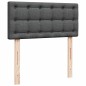 vidaXL Struttura Letto Pouf con Materasso 90x190 cm in Tessuto vidaXL Struttura Letto Pouf con Materasso 90x190 cm in Tessuto