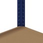 vidaXL Mensole Portaoggetti 5 Strati 3pz Blu Acciaio Legno Multistrato vidaXL Mensole Portaoggetti 5 Strati 3pz Blu Acciaio Legno Multistrato