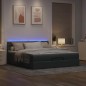 vidaXL Struttura Letto Pouf con Materasso 180x200 cm in Tessuto vidaXL Struttura Letto Pouf con Materasso 180x200 cm in Tessuto