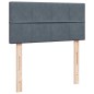 vidaXL Struttura Letto Pouf con Materasso 90x190 cm in Velluto vidaXL Struttura Letto Pouf con Materasso 90x190 cm in Velluto