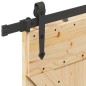 vidaXL Porta Scorrevole con Set Hardware 80x210 cm Legno Massello Pino