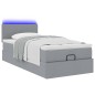 vidaXL Struttura Letto Pouf con Materasso 90x190 cm in Tessuto vidaXL Struttura Letto Pouf con Materasso 90x190 cm in Tessuto