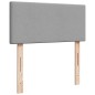vidaXL Struttura Letto Pouf con Materasso 90x190 cm in Tessuto vidaXL Struttura Letto Pouf con Materasso 90x190 cm in Tessuto