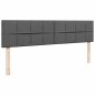 vidaXL Struttura Letto Pouf con Materasso 180x200 cm in Tessuto vidaXL Struttura Letto Pouf con Materasso 180x200 cm in Tessuto