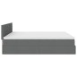 vidaXL Struttura Letto Pouf con Materasso 180x200 cm in Tessuto vidaXL Struttura Letto Pouf con Materasso 180x200 cm in Tessuto
