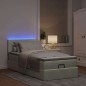 vidaXL Struttura Letto Pouf con Materasso 90x190 cm in Velluto vidaXL Struttura Letto Pouf con Materasso 90x190 cm in Velluto