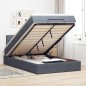vidaXL Struttura Letto Pouf con Materasso 80x200 cm Velluto vidaXL Struttura Letto Pouf con Materasso 80x200 cm Velluto