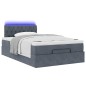 vidaXL Struttura Letto Pouf con Materasso 80x200 cm Velluto vidaXL Struttura Letto Pouf con Materasso 80x200 cm Velluto