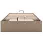vidaXL Struttura Letto Pouf senza Materasso 90x200 cm Similpelle vidaXL Struttura Letto Pouf senza Materasso 90x200 cm Similpelle