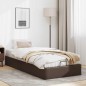 vidaXL Struttura Letto Pouf senza Materasso 90x190 cm Similpelle vidaXL Struttura Letto Pouf senza Materasso 90x190 cm Similpelle