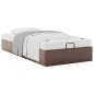 vidaXL Struttura Letto Pouf senza Materasso 90x190 cm Similpelle vidaXL Struttura Letto Pouf senza Materasso 90x190 cm Similpelle
