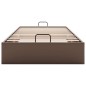 vidaXL Struttura Letto Pouf senza Materasso 90x190 cm Similpelle vidaXL Struttura Letto Pouf senza Materasso 90x190 cm Similpelle