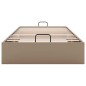 vidaXL Struttura Letto Pouf senza Materasso 100x200 cm Similpelle vidaXL Struttura Letto Pouf senza Materasso 100x200 cm Similpelle