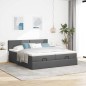 vidaXL Struttura Letto Pouf con Materassi 180x200 cm in Tessuto vidaXL Struttura Letto Pouf con Materassi 180x200 cm in Tessuto