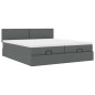 vidaXL Struttura Letto Pouf con Materassi 180x200 cm in Tessuto vidaXL Struttura Letto Pouf con Materassi 180x200 cm in Tessuto