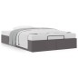 vidaXL Struttura Letto Pouf senza Materasso 120x200 cm Similpelle vidaXL Struttura Letto Pouf senza Materasso 120x200 cm Similpelle