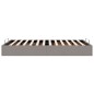 vidaXL Struttura Letto Pouf senza Materasso Tortora 120x200cm Tessuto vidaXL Struttura Letto Pouf senza Materasso Tortora 120x200cm Tessuto