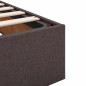 vidaXL Struttura Letto Pouf senza Materasso 140x200 cm in Tessuto vidaXL Struttura Letto Pouf senza Materasso 140x200 cm in Tessuto