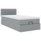 vidaXL Struttura Letto Pouf con Materasso 80x200 cm in Tessuto vidaXL Struttura Letto Pouf con Materasso 80x200 cm in Tessuto