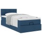 vidaXL Pouf Letto con Materasso Blu 90x200 cm in Tessuto vidaXL Pouf Letto con Materasso Blu 90x200 cm in Tessuto