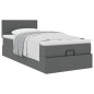 vidaXL Struttura Letto Pouf con Materasso 90x190 cm in Tessuto vidaXL Struttura Letto Pouf con Materasso 90x190 cm in Tessuto