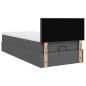 vidaXL Struttura Letto Pouf con Materasso 90x190 cm in Tessuto vidaXL Struttura Letto Pouf con Materasso 90x190 cm in Tessuto