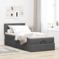 vidaXL Struttura Letto Pouf con Materasso 180x200 cm in Tessuto vidaXL Struttura Letto Pouf con Materasso 180x200 cm in Tessuto