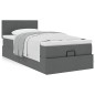vidaXL Struttura Letto Pouf con Materasso 180x200 cm in Tessuto vidaXL Struttura Letto Pouf con Materasso 180x200 cm in Tessuto