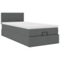 vidaXL Struttura Letto Pouf con Materasso 180x200 cm in Tessuto vidaXL Struttura Letto Pouf con Materasso 180x200 cm in Tessuto